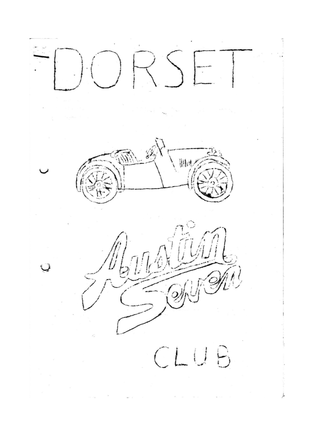 Dorset Austin 7 Club Newsletterdecember 1980