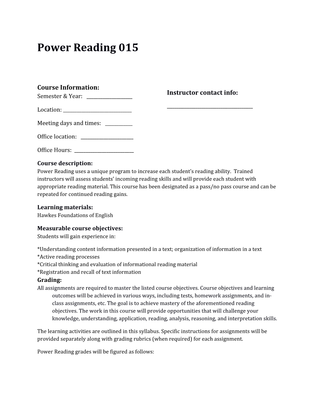 Power Reading 015