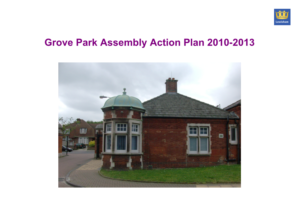 Grove Park Assembly Action Plan 2010-2013