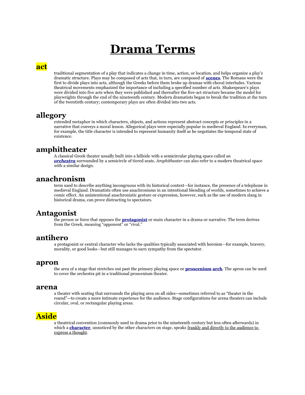 Extended Metaphor in Which Characters, Objects, and Actions Represent Abstract Concepts