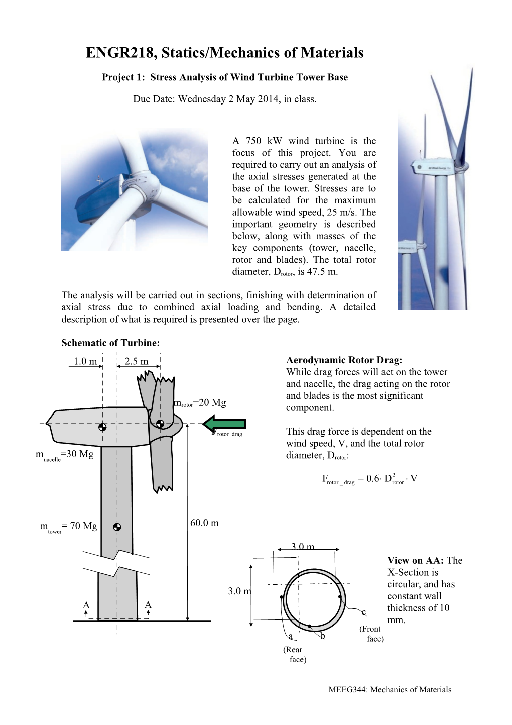 MECHENG 242 Mechanics of Materials