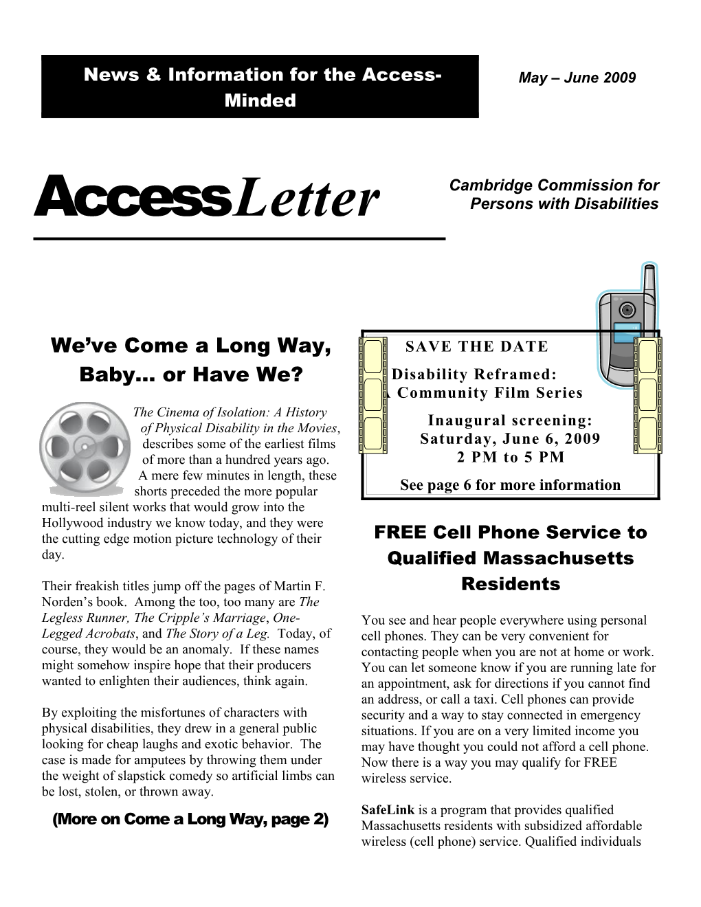 News & Information for the Access-Minded