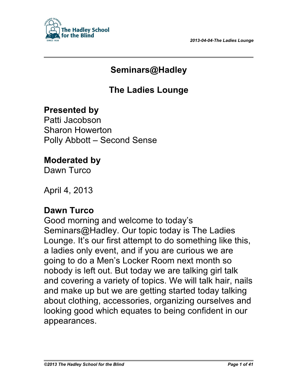2013-04-04-The Ladies Lounge