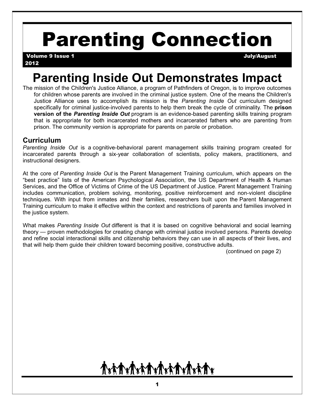 Parenting Inside Outdemonstrates Impact