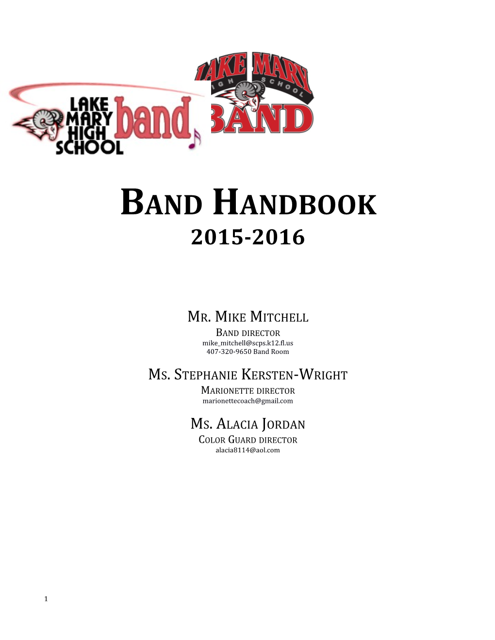 Band Handbook