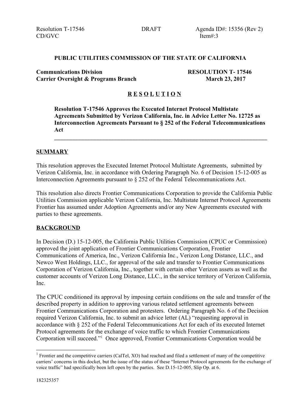 Public Utilities Commission of the State of California s43