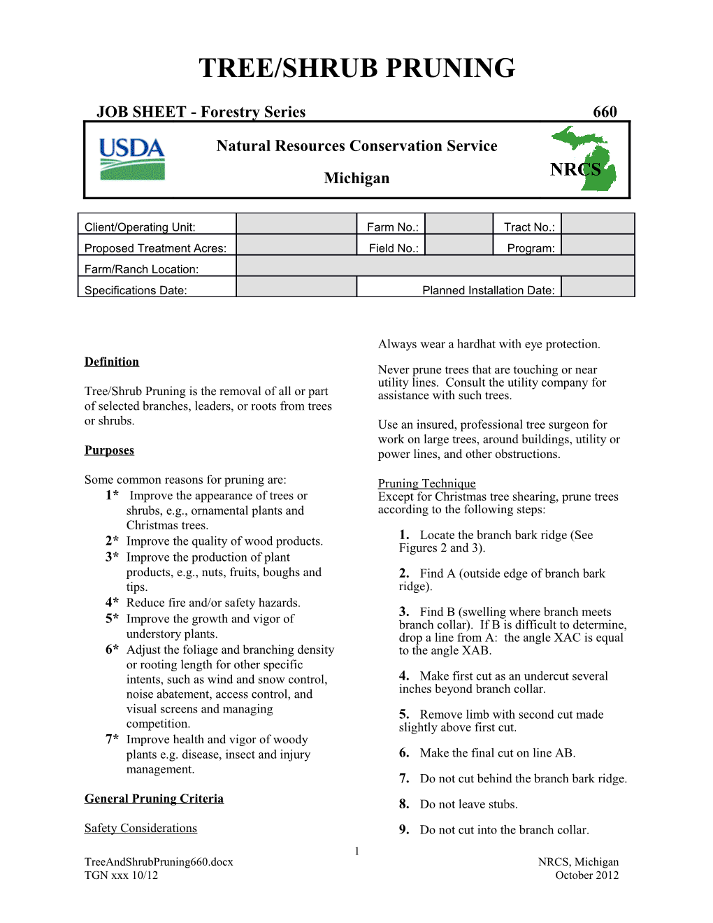 Tree and Shrub Pruning