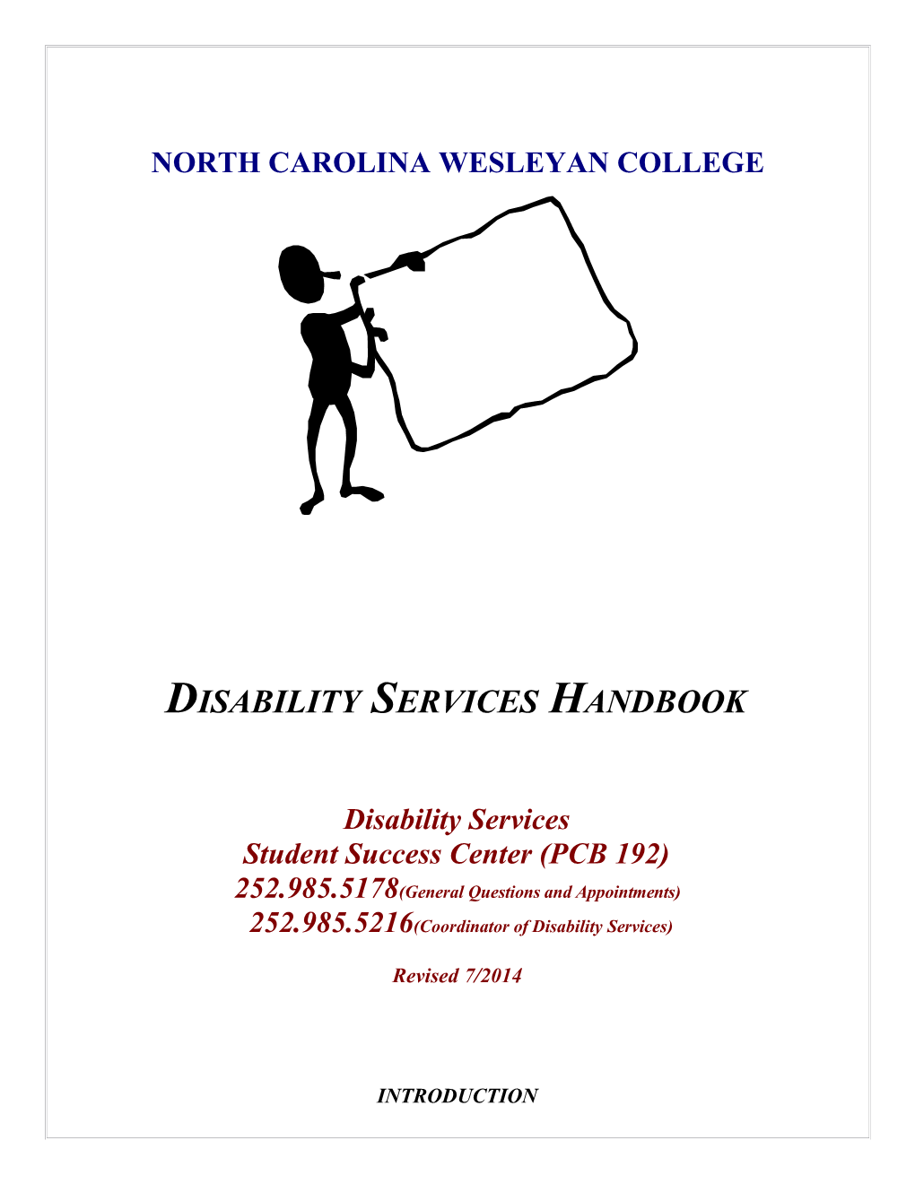 Responsibilities of North Carolina Wesleyan