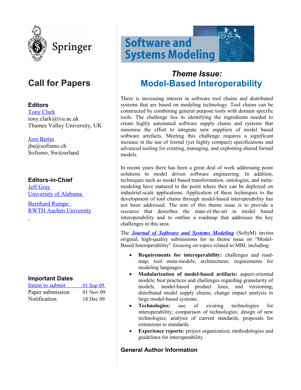 Model Based Integration