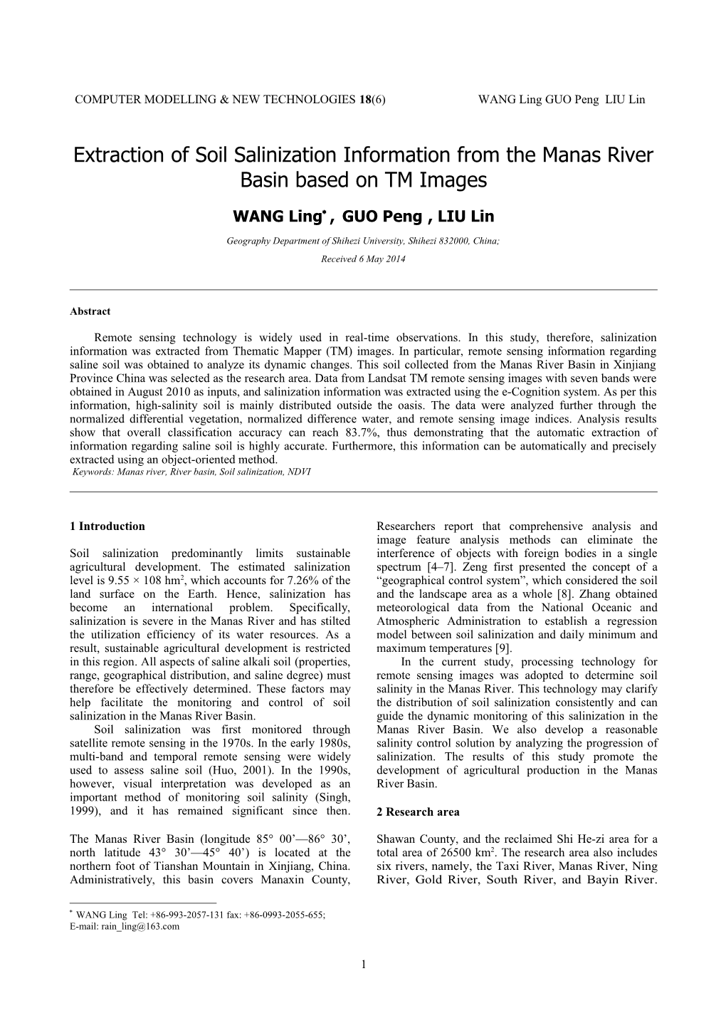 Elsevier Instructions for the Preparation of a 2-Column-Format Camera Ready Paper