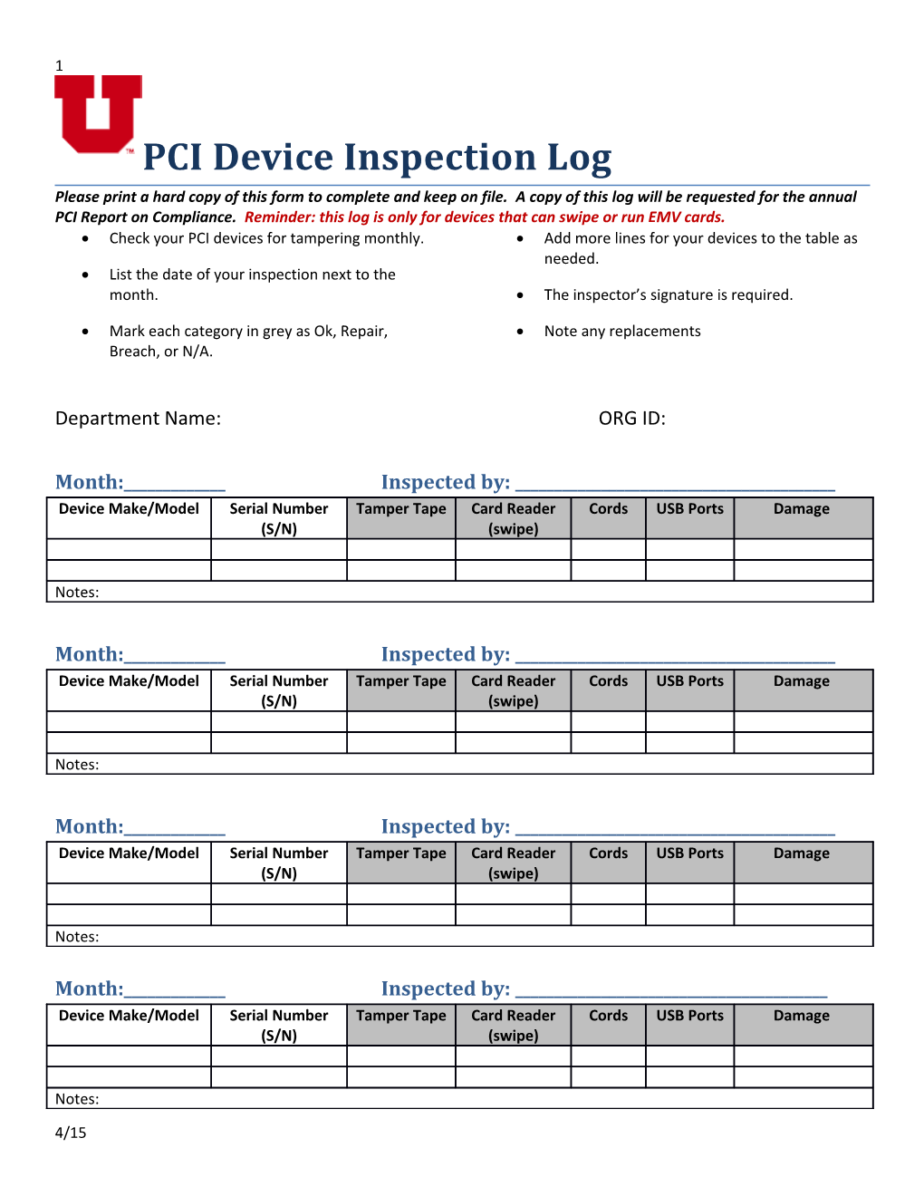 Check Your PCI Devices for Tampering Monthly