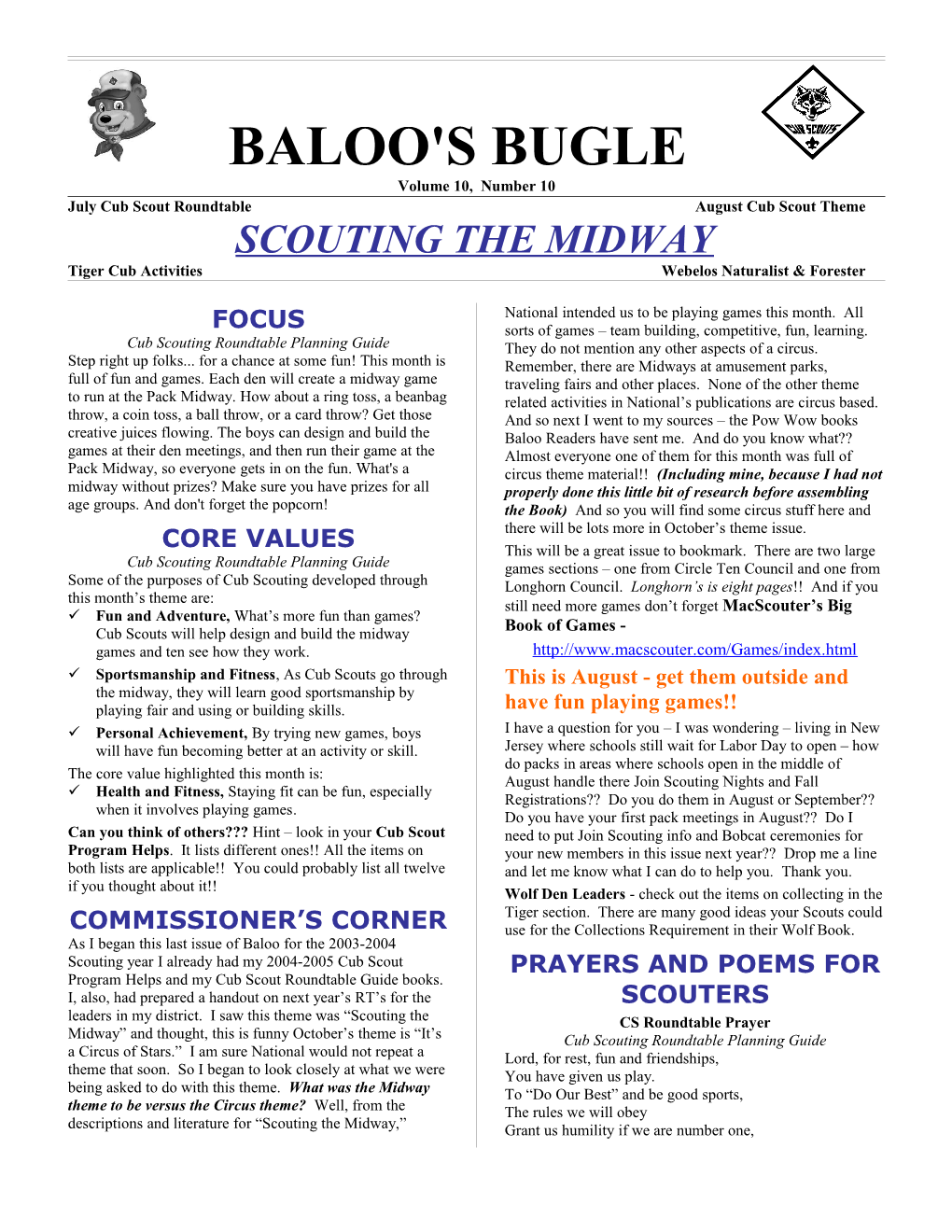 Page 2 BALOO's BUGLE s1