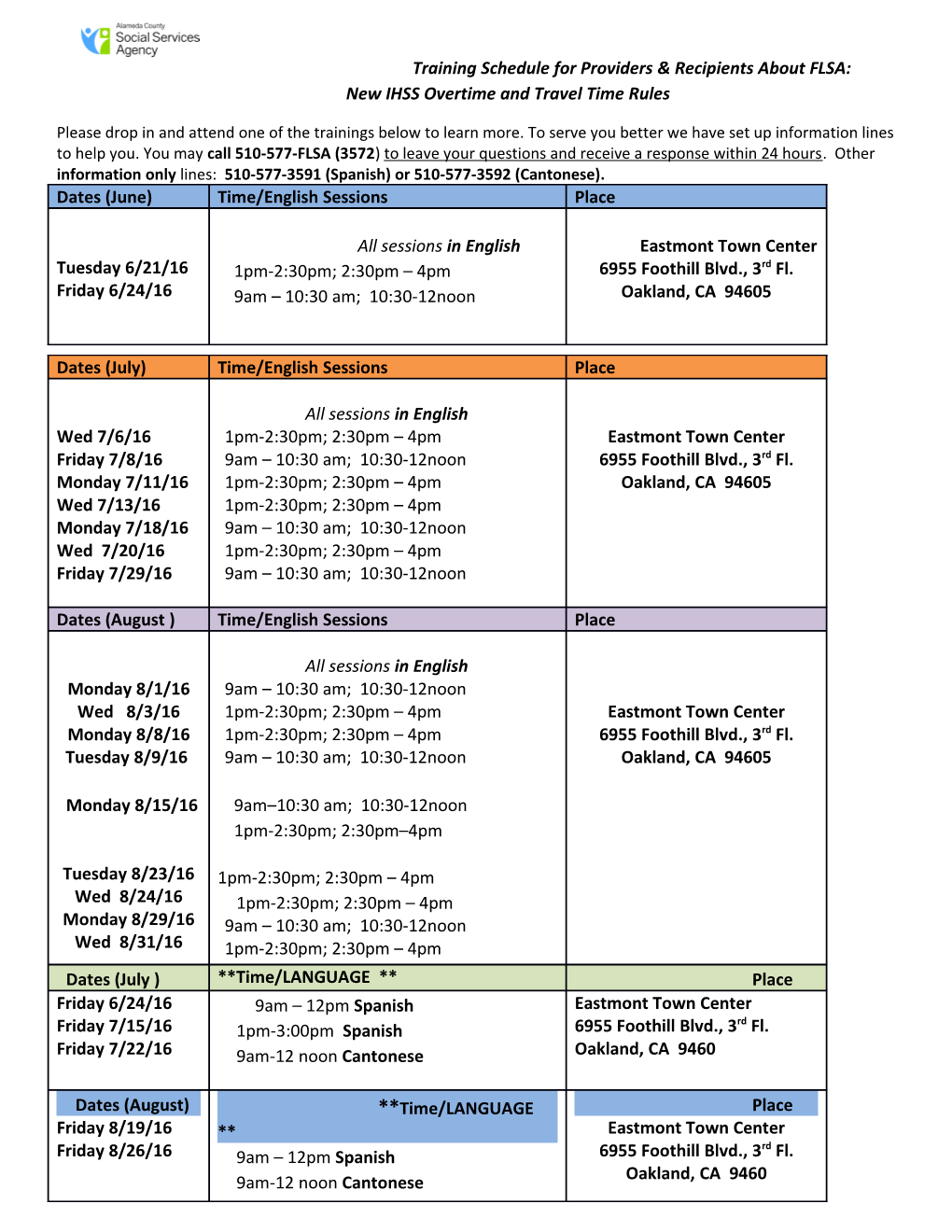 New IHSS Overtime and Travel Time Rules