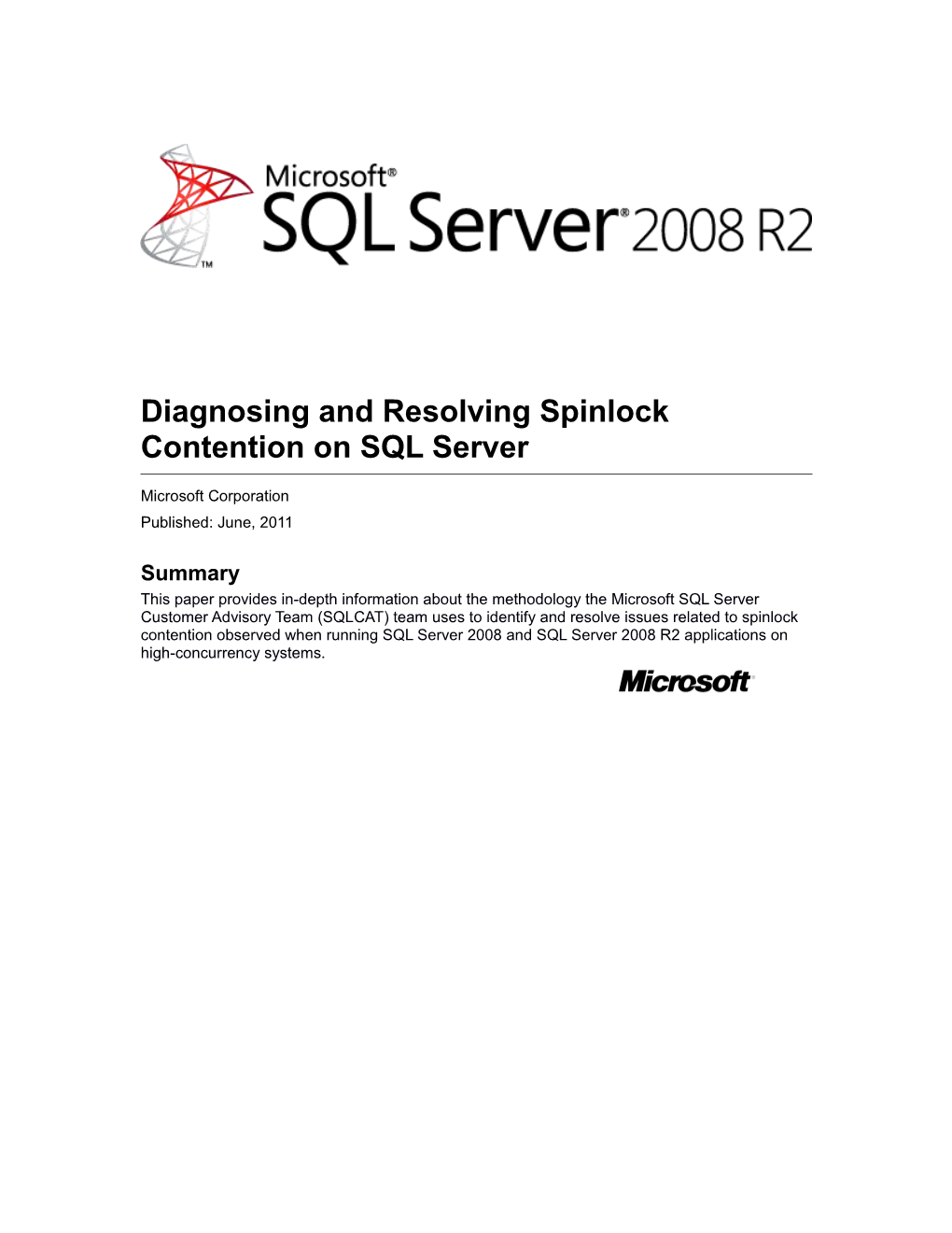 Diagnosing and Resolving Spinlock Contention on SQL Server