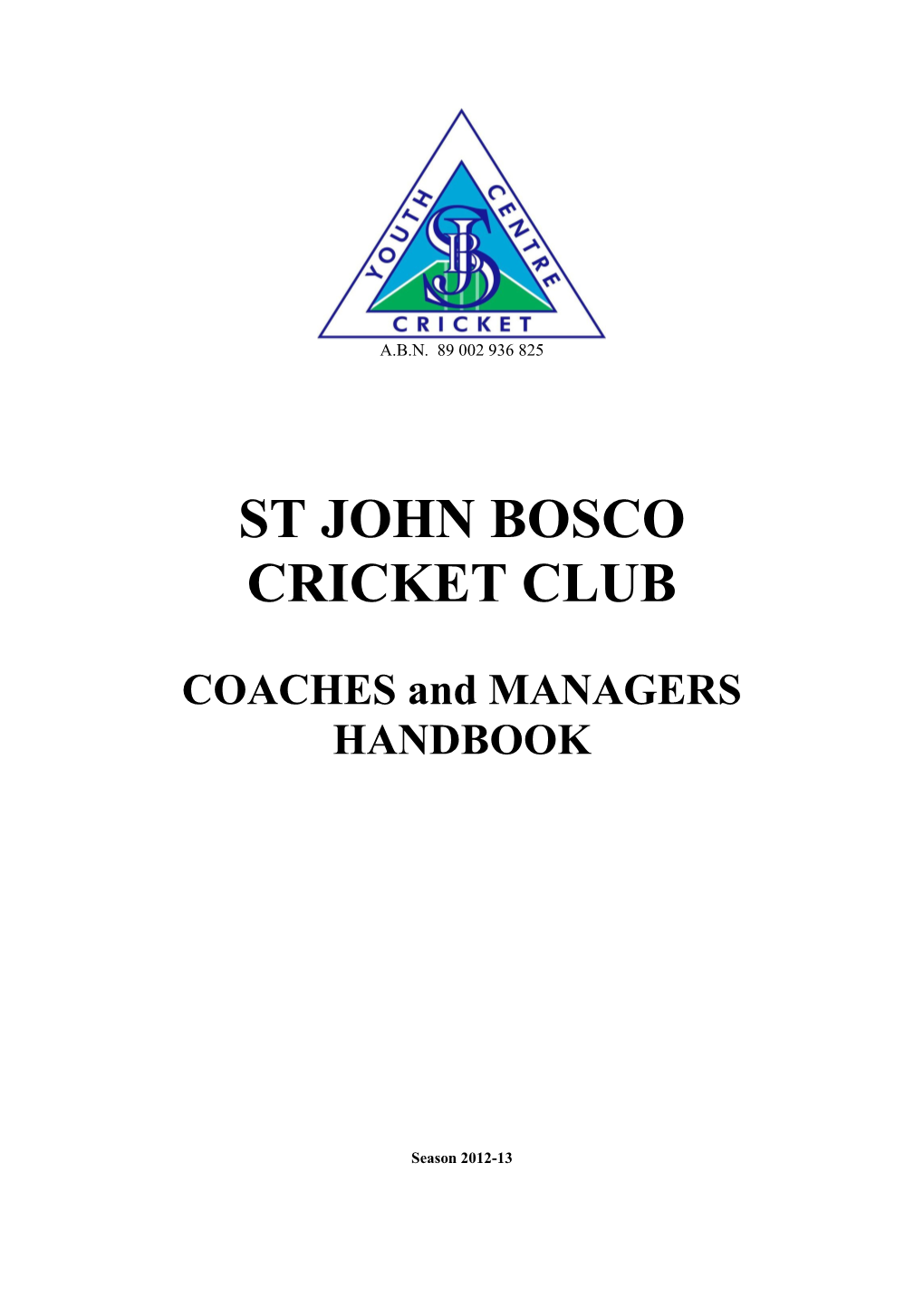 St John Bosco Cricket Club