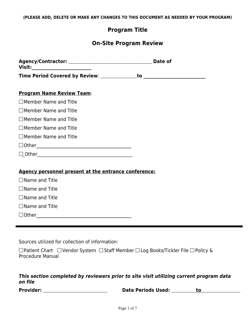 Assessment Review Worksheet Of:______