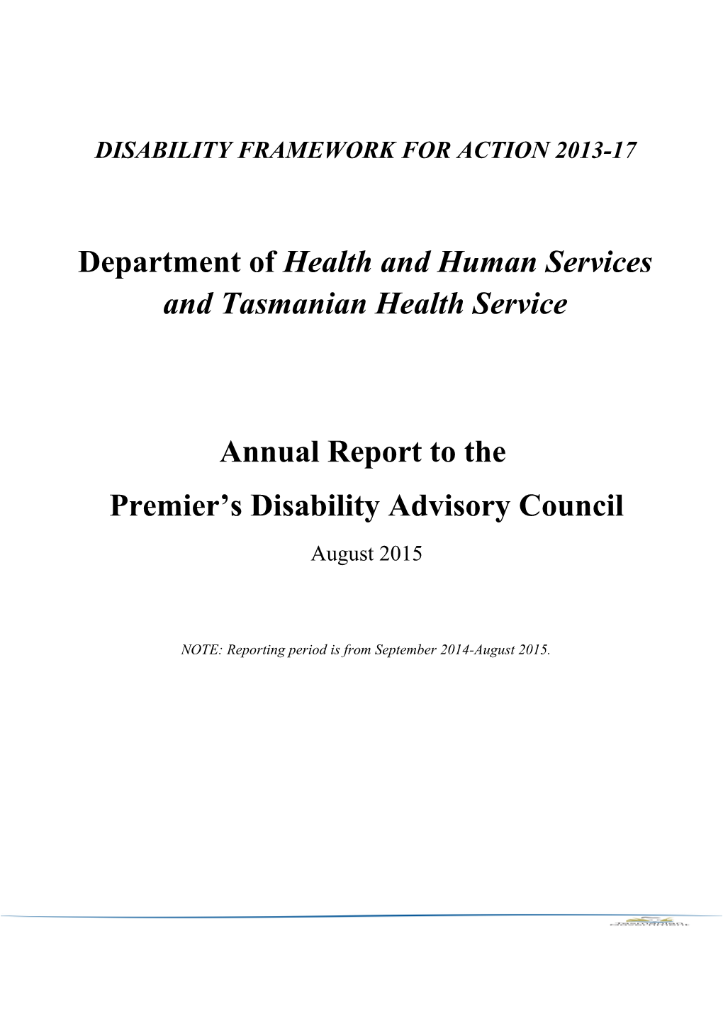 Disability Framework for Action 2013-17