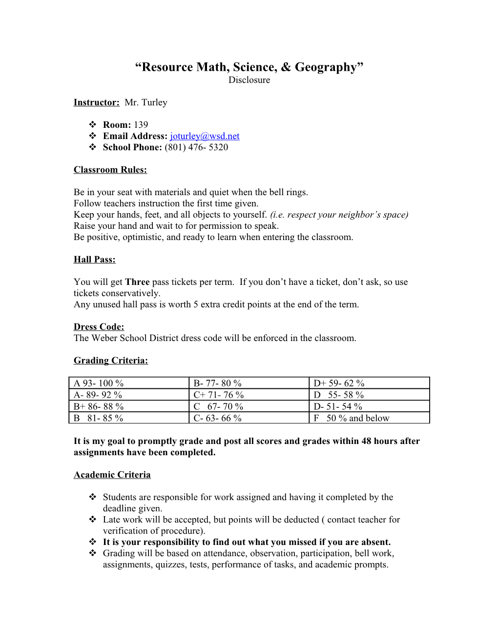 Resource Math, Science, & Geography