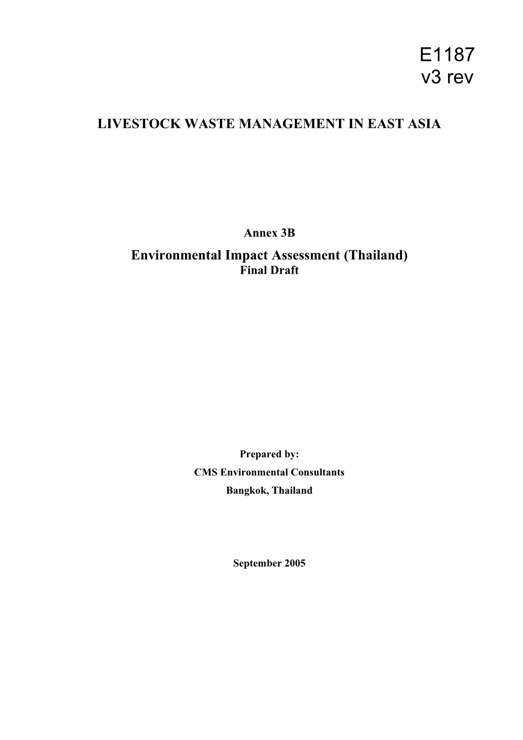 Livestock Waste Management in East Asia