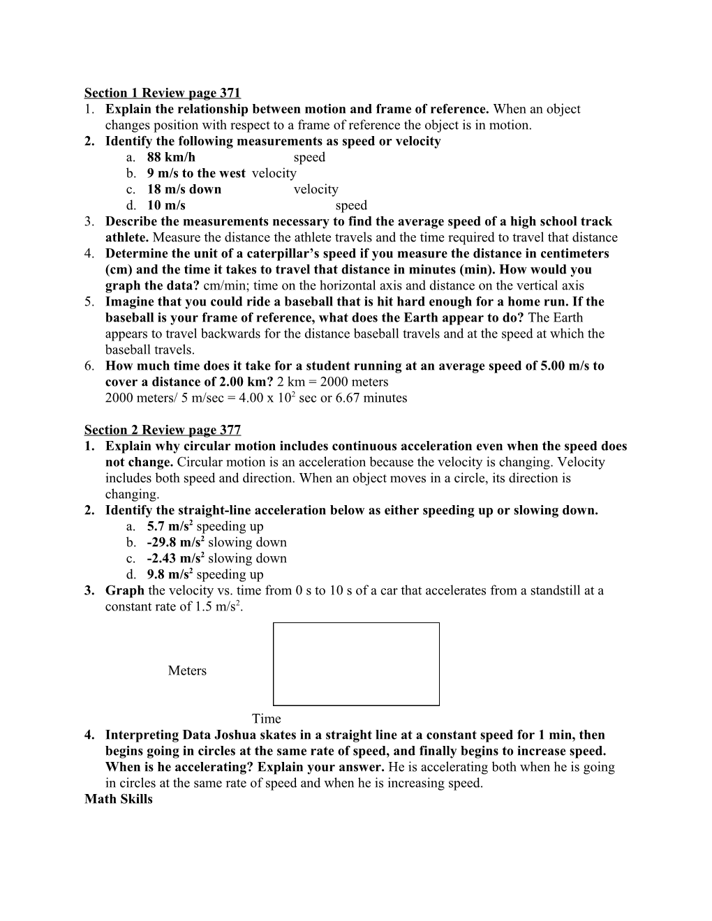 Section 1 Review Page 371