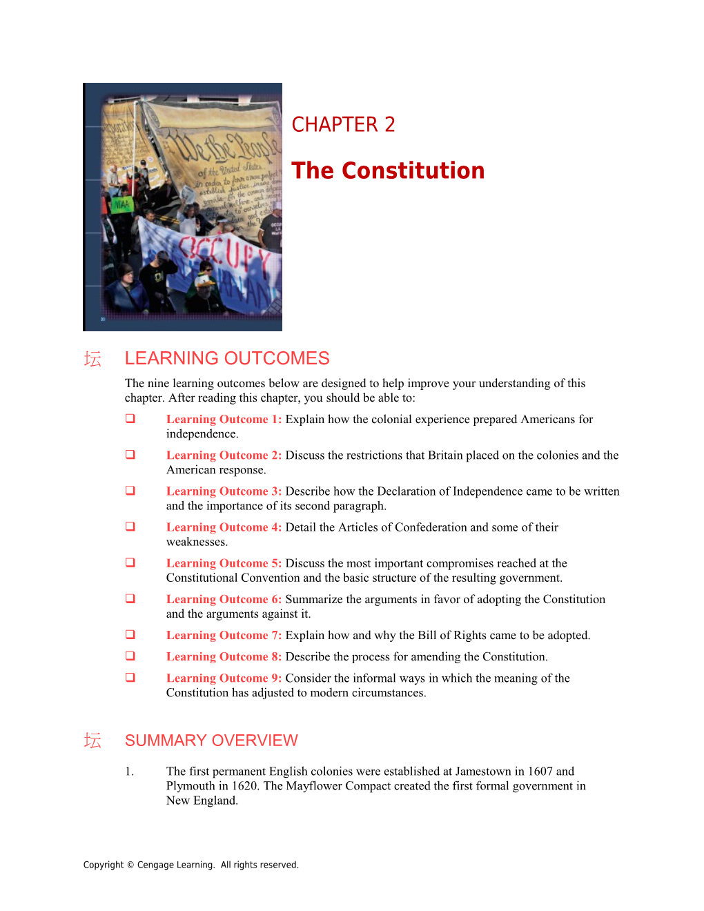 Chapter 2: the Constitution 23