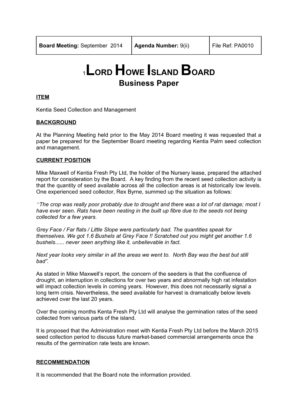 Lord Howe Island Board s7