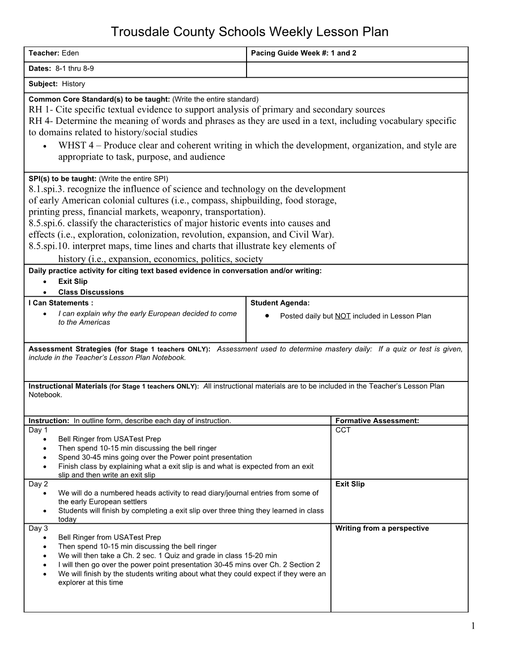Lesson Plan Template s5