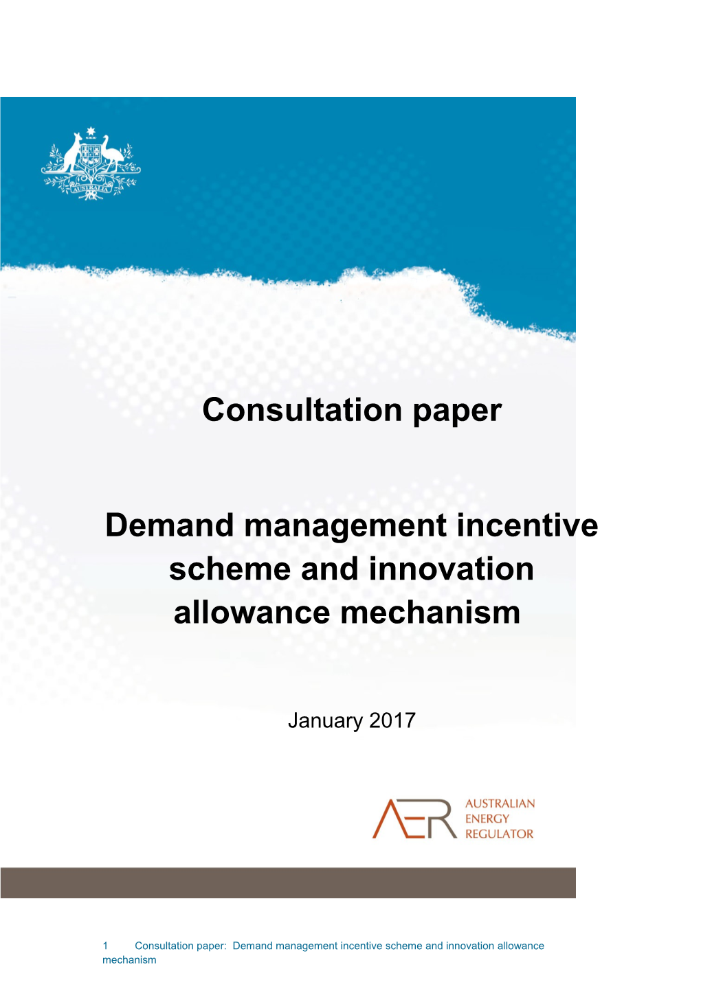 Demand Management Incentive Scheme and Innovation Allowance Mechanism