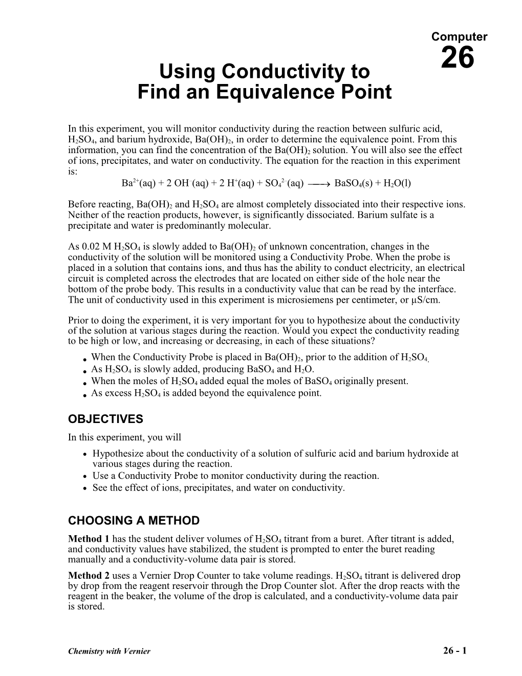 26 Conductivity Eq Point