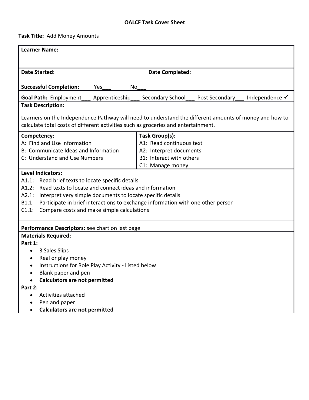 OALCF Task Cover Sheet s4