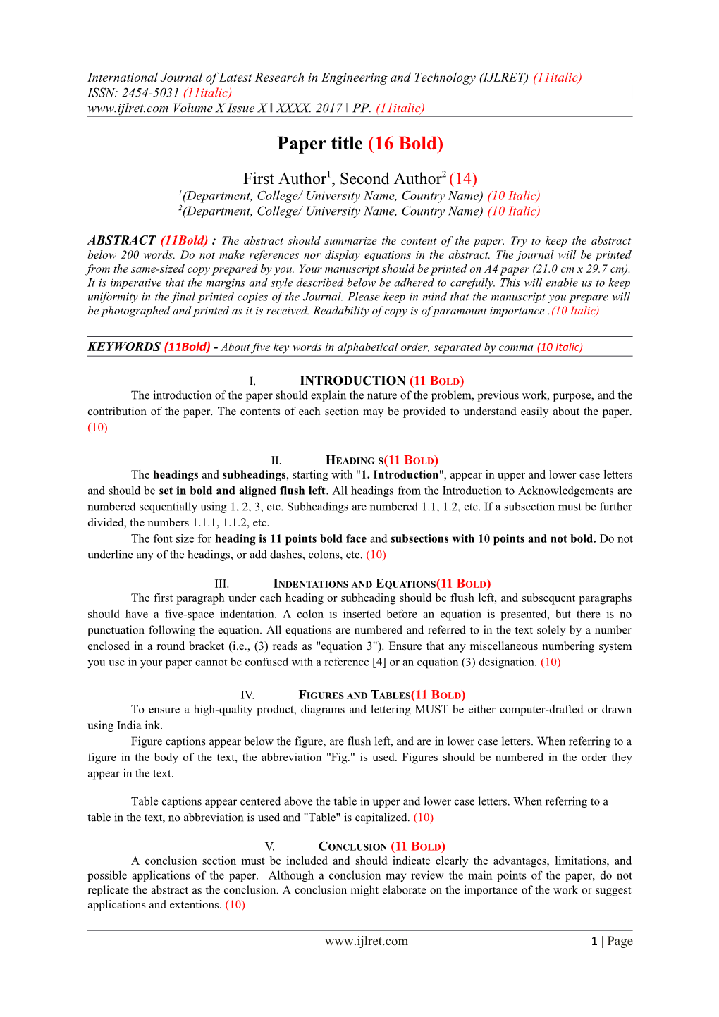 International Journal of Latest Research in Engineering and Technology