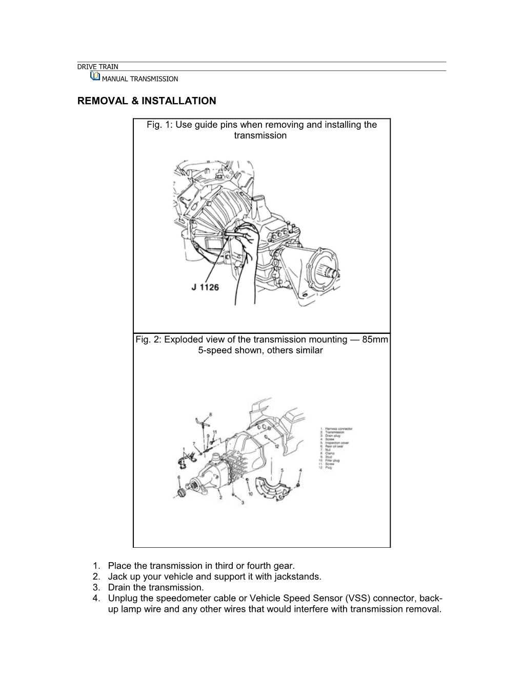 Removal & Installation