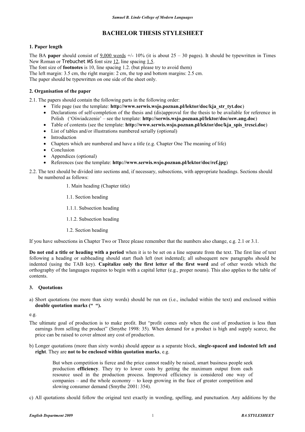 Psicl Style-Sheet