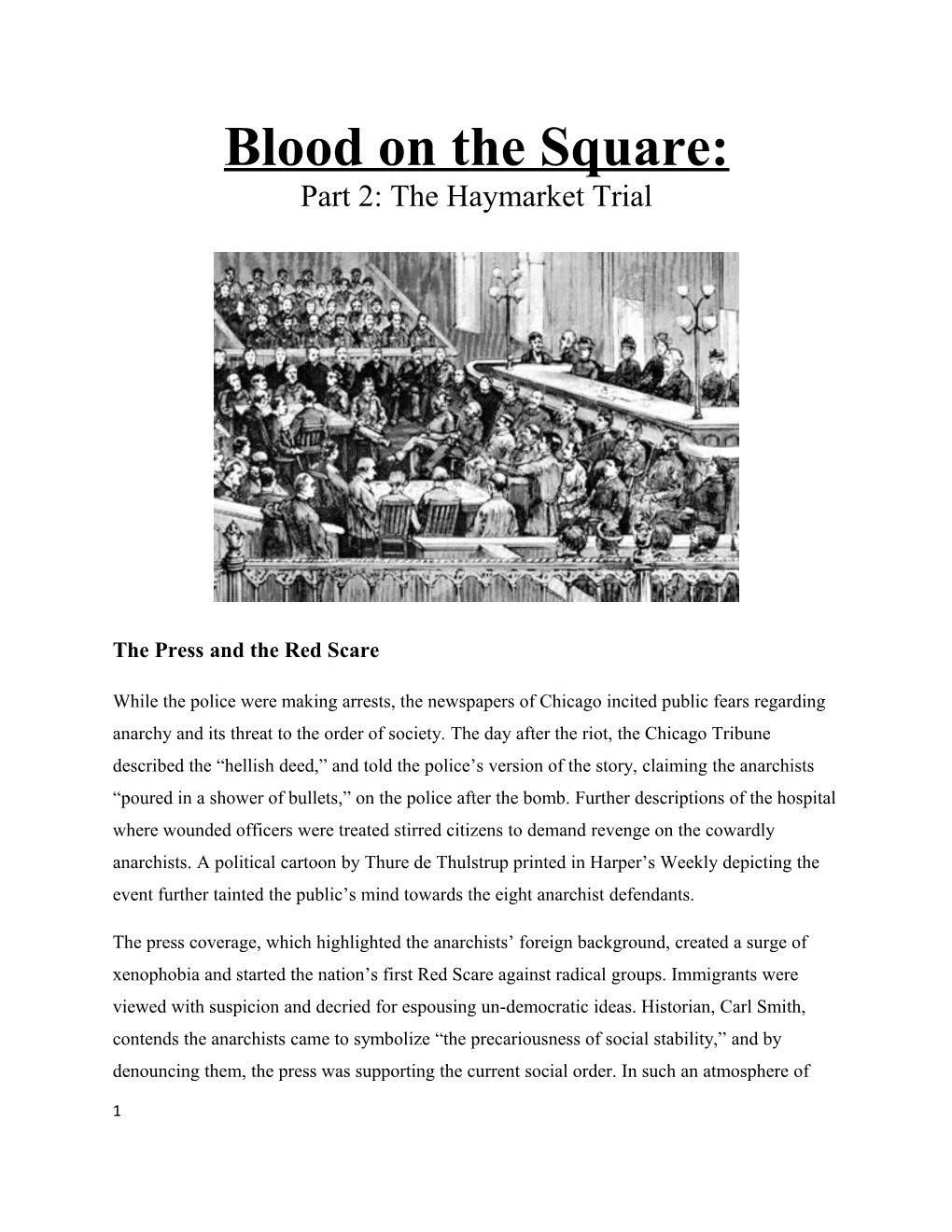 Blood on the Square