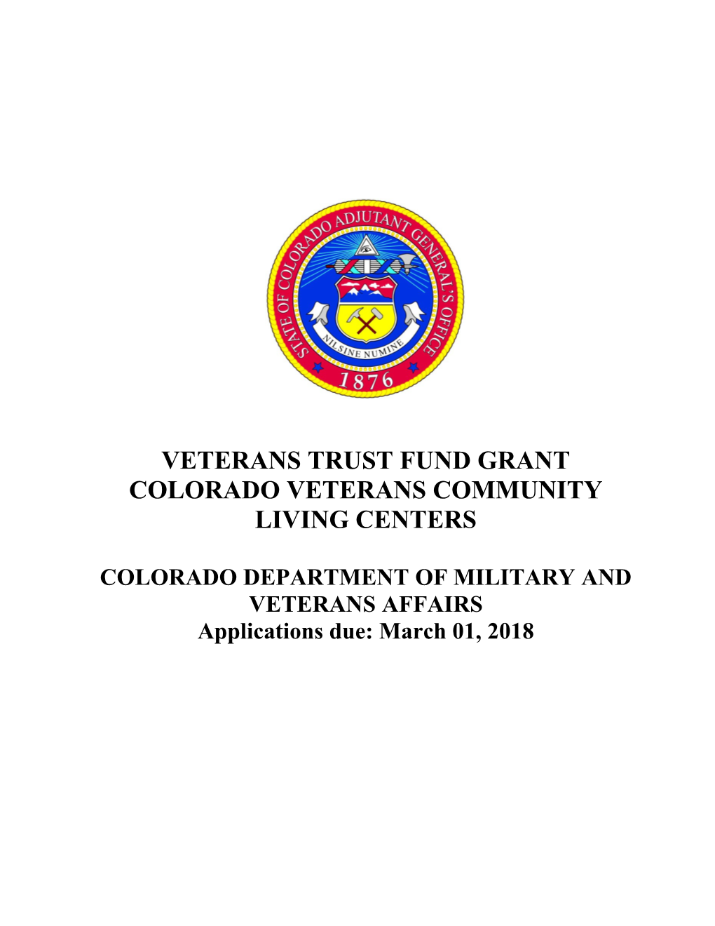 Veterans Trust Fund Grant