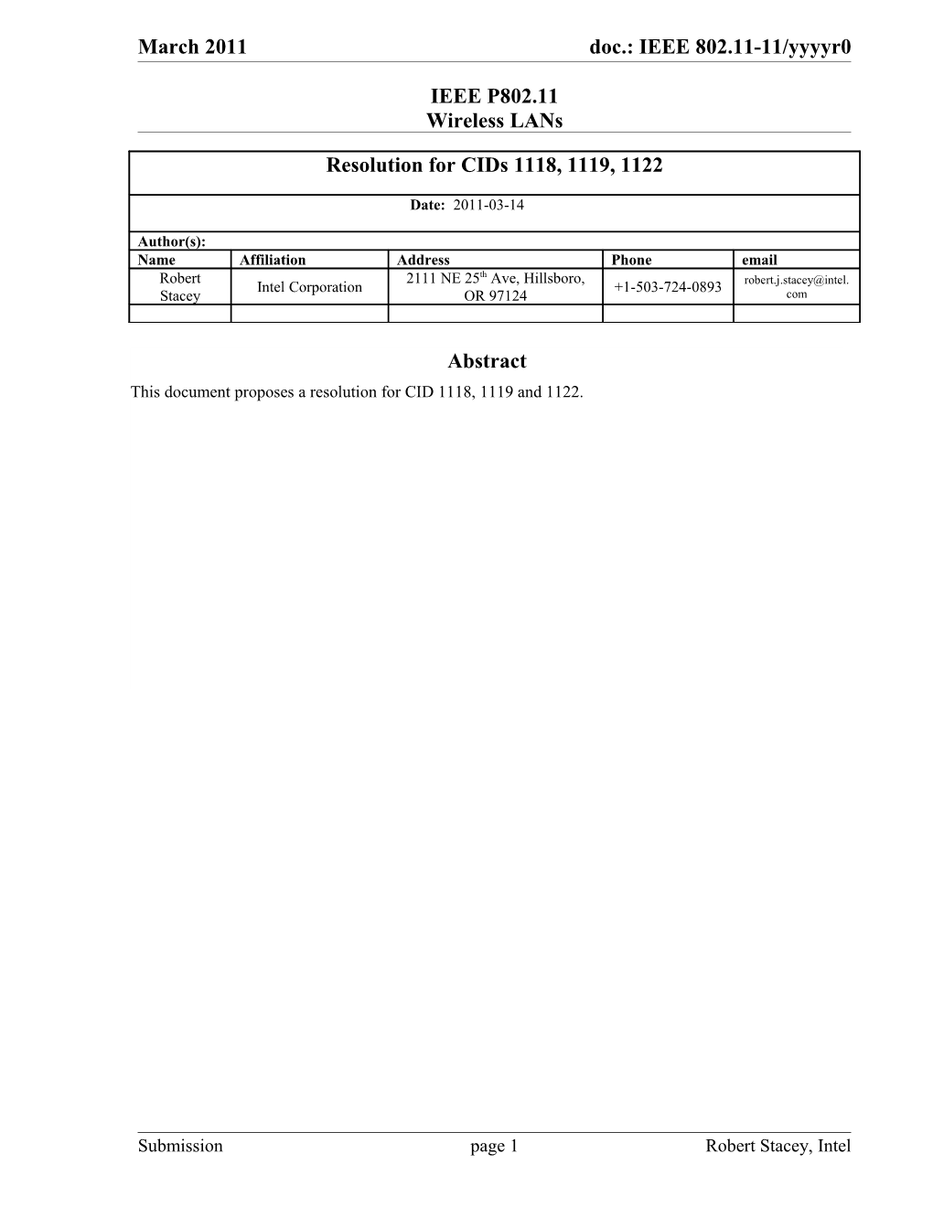 IEEE P802.11 Wireless Lans s30