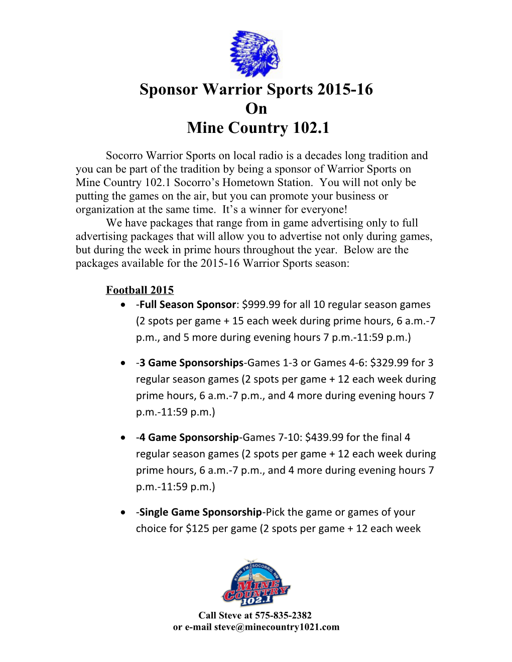 Socorro Warrior Sports on Local Radio Is a Decades Long Tradition and You Can Be Part Of