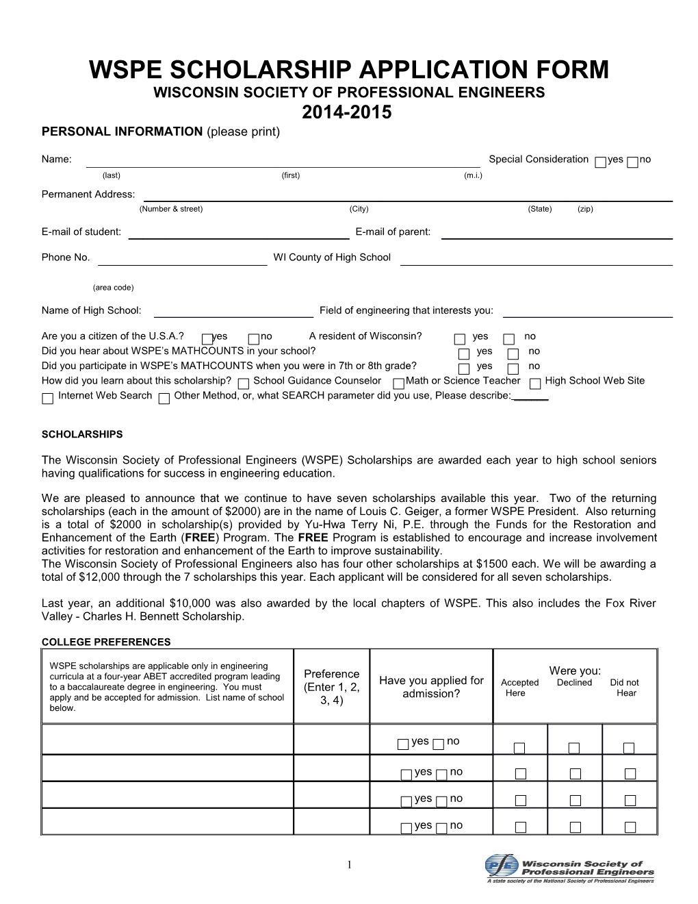 Scholarship Application Form s1