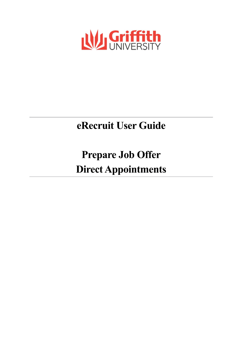 Erecruit User Guide