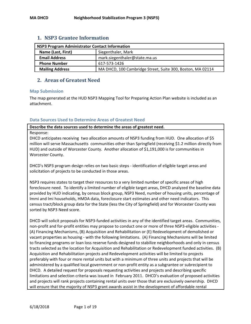 Instructions for Completing the NSP3 Substantial Amendment Or Abbreviated Action Plan