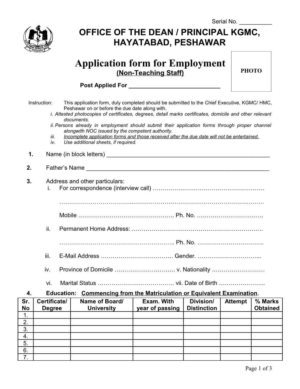 Application Form for Employment s2