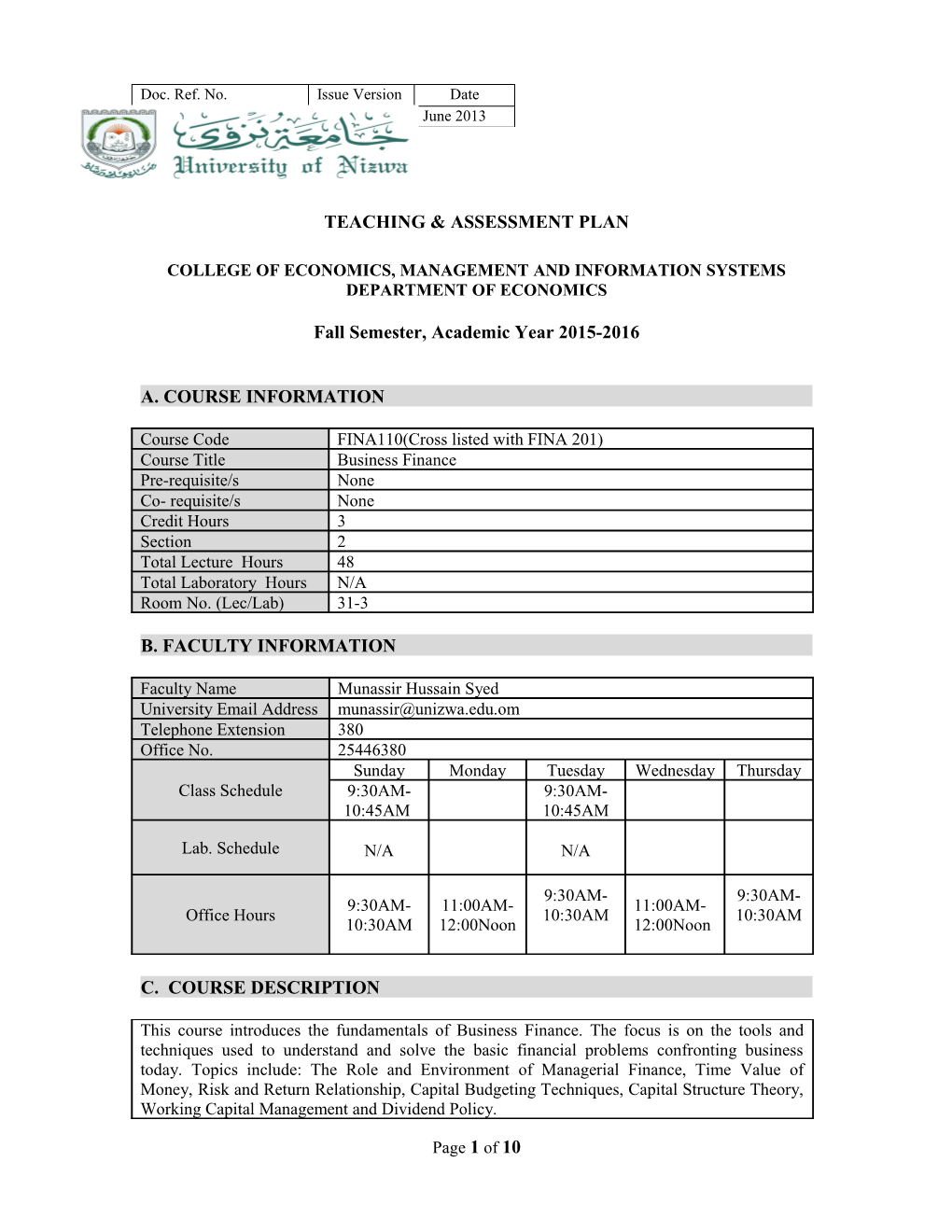 College of Economics, Management and Information Systems s1