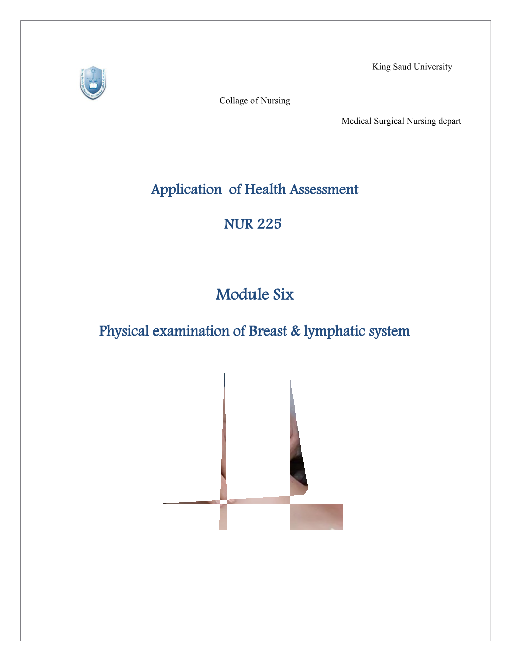 Physical Examination of Breast & Lymphatic System