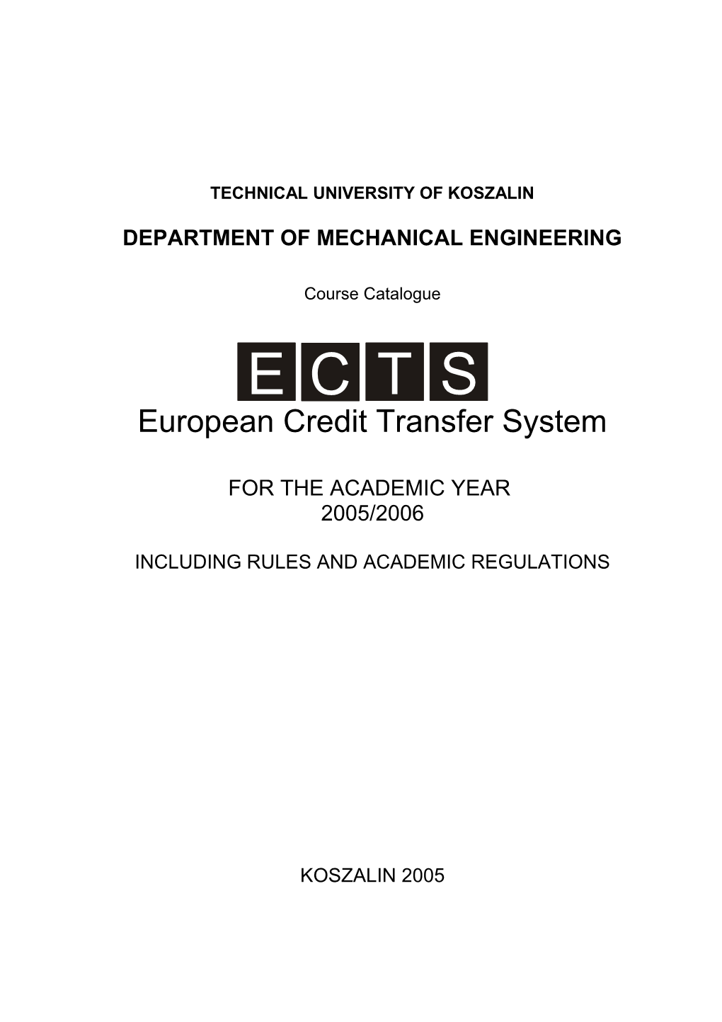 Technical University of Koszalin