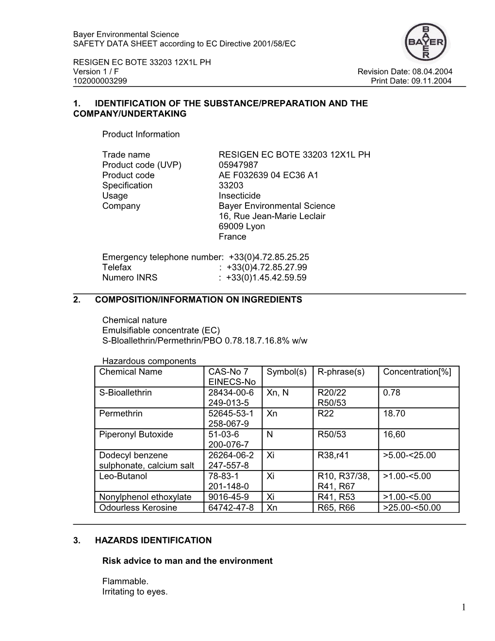 Bayer Environmental Science