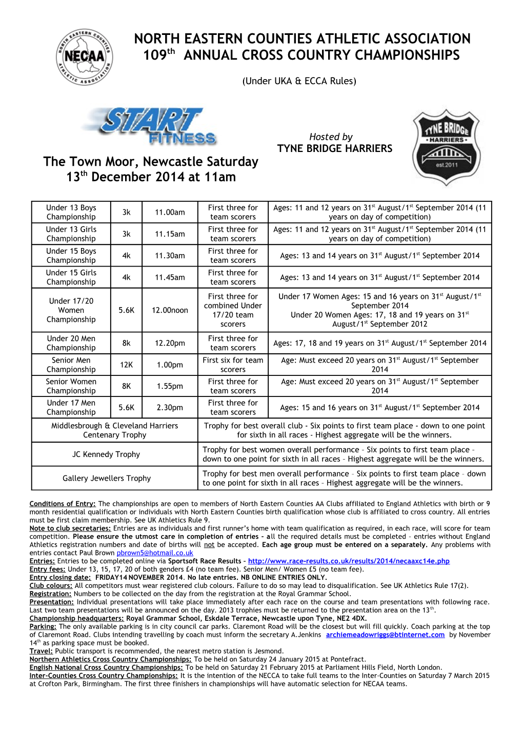 North Eastern Counties Athletic Association