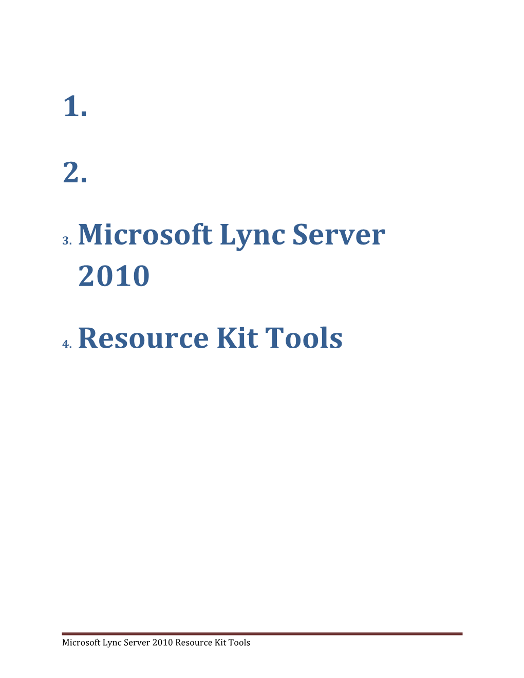 Microsoft Lync Server 2010