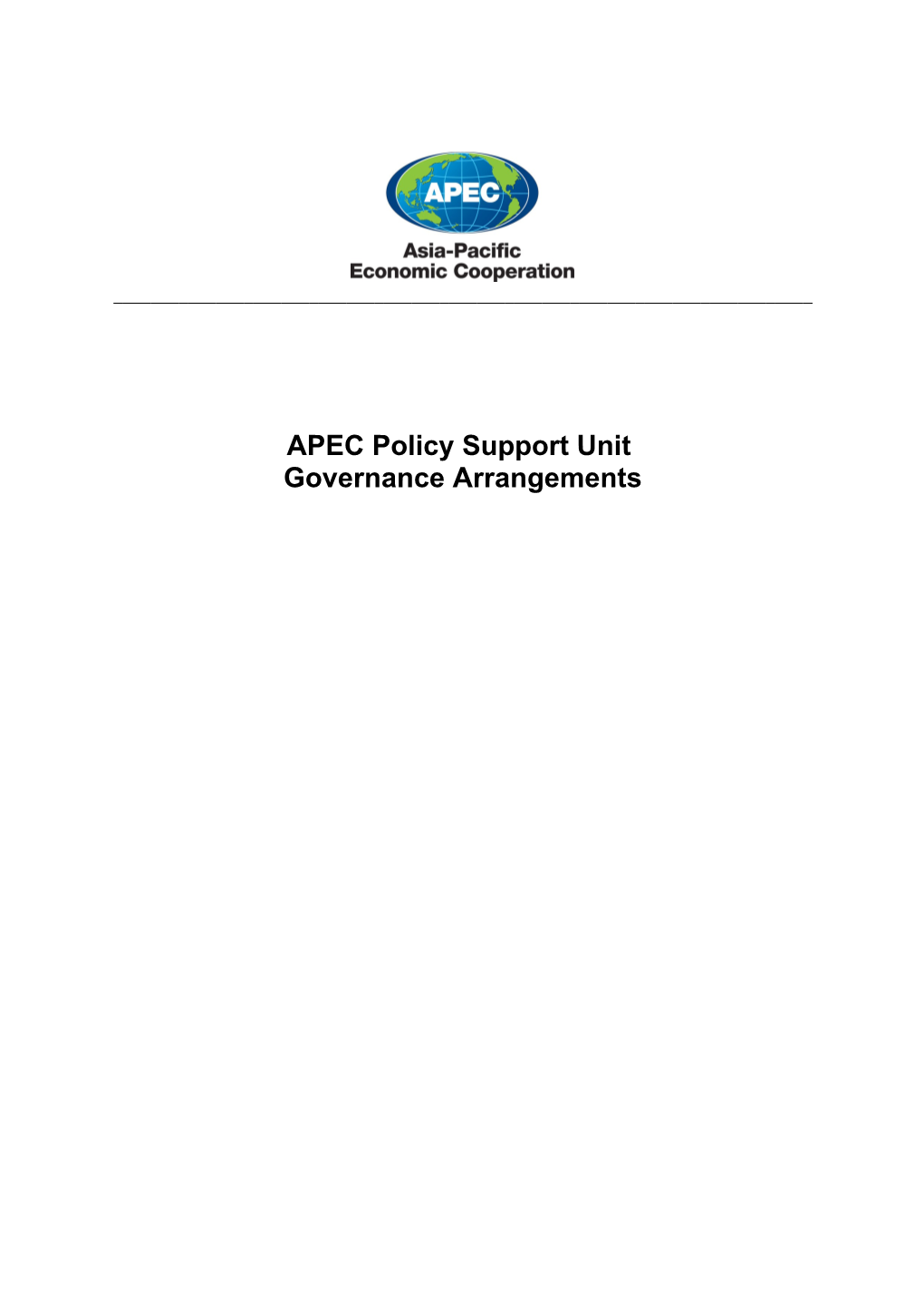 APEC Policy Support Unit