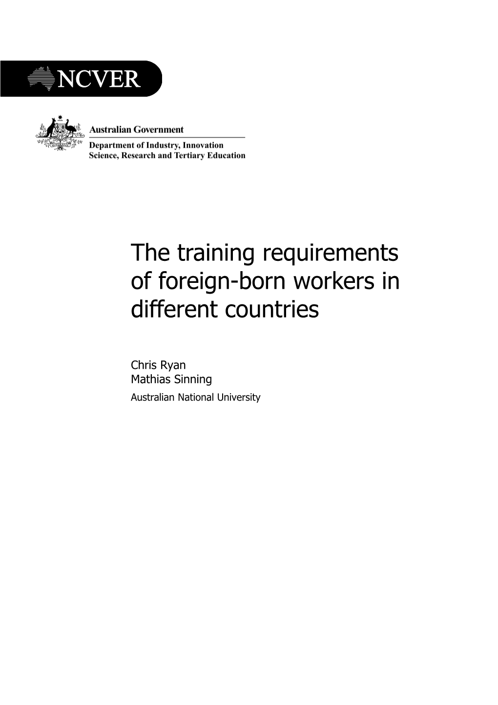 Foreign-Born Workers