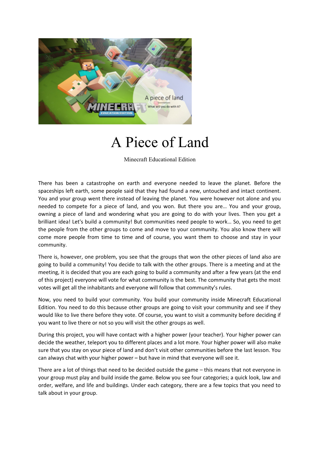 A Piece of Land